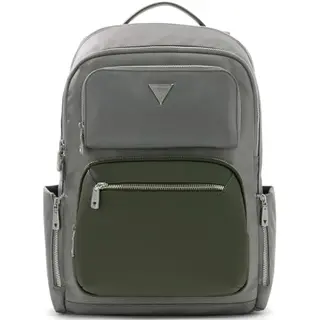 Guess Vrijetijdsrugzak Rugzak Met Laptopvak Berna Squared Backpack Military Green Kaki