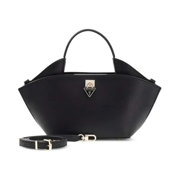 Guess Handtas Schoudertas Patsie Mini Tote Black Zwart thumbnail