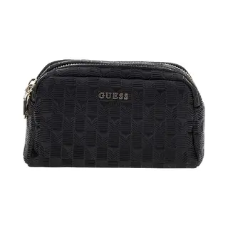 Guess Utensil Zak Double Zip Black Zwart