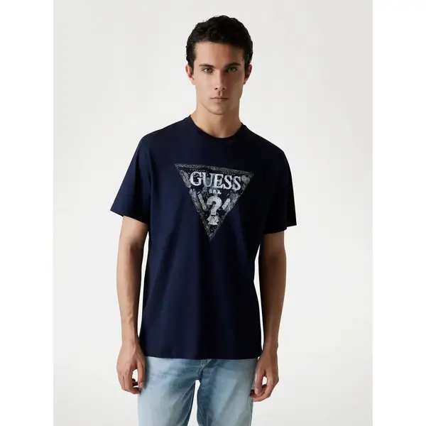 T-Shirt Mit Dreieckigem Logo Guess thumbnail
