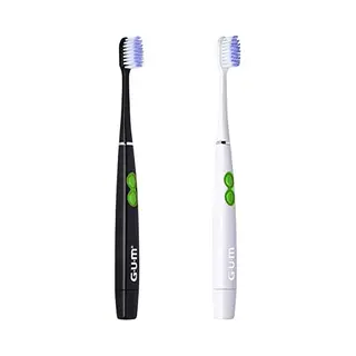 Gum ActiVital Sonic Sonische Tandenborstel Met Accu, 2 Stuks, Wit/zwart