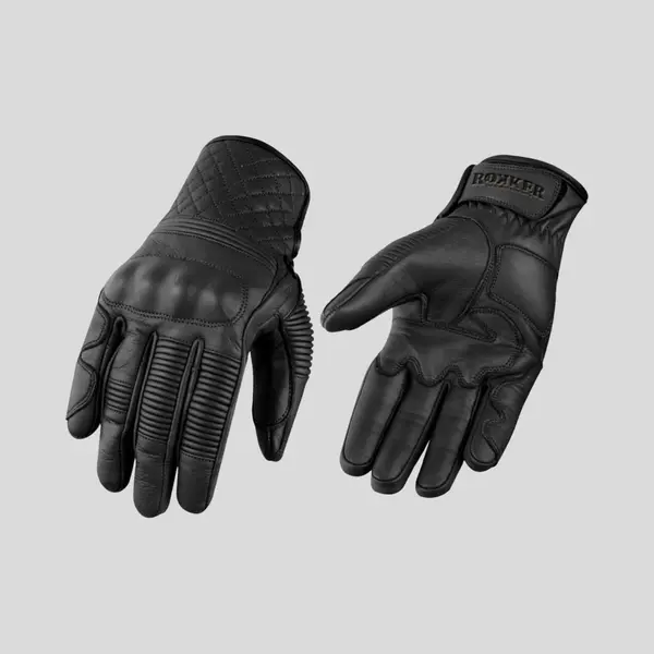 Rokker Tucson Zwarte Handschoenen - Maat S - Handschoen thumbnail
