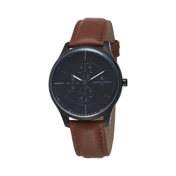 Pierre Cardin - Heren Horloge A-PC902731F119 - Zwart thumbnail