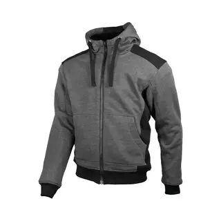 Gms Grizzly Antraciet Zwarte Motorhoodie - Maat S - Jas