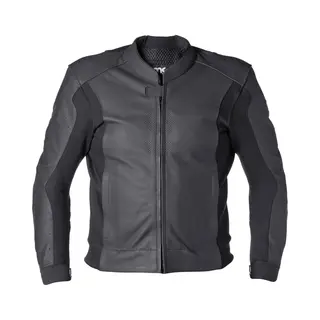 Gms Gs-1 Zwarte Leren Motorjas - Maat 64 - Jas