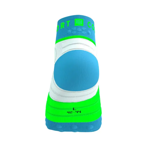 Compressport Ultra Trail Low Socken Blau Grün Weiß - T3 thumbnail