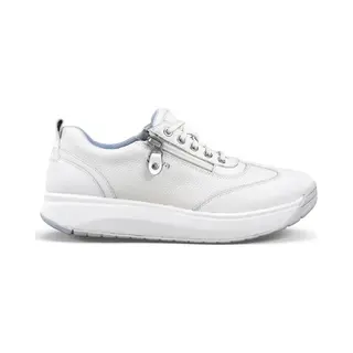 Joya, Laura White, JY038A, Witte Sneaker Met Schokdempende Pu Zolen Wijdte H