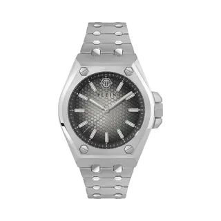 Philipp Plein Extreme Gent Men's Analogue Quartz Watch Stainless Steel, Silver, Bracelet