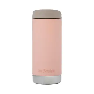 Klean Kanteen - Isolatiefles TKWide 355lml/12oz Met Koffiedop - Peach Parfait - Drinkbeker - Koffie To Go Beker