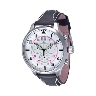 Zeno-Watch Herrenuhr - Super Oversized Chrono Big Date Navigator - 6221N-8040Q-a2