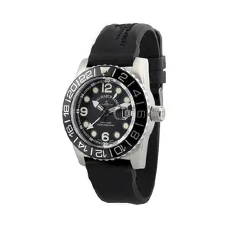 Zeno Analoge Quarz-Armbanduhr Für Herren, Mit Kautschukarmband, 6349Q_GMT_B