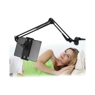 Tablethouder Bed 360° Draaibare Tabletstandaard Voor Bed Flexibele Verstelbare Lange Arm Mobiele Telefoonhouder Tablethouder Voor IPad, Tablets,