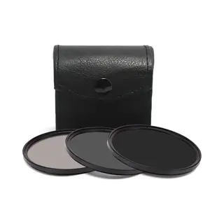 58mm Grijsfilterset (3 Stuks ND2+ND4+ND8) Geschikt Voorcameralenzen, Polarisatiefilter