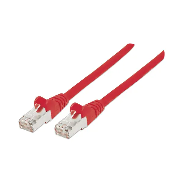 Intellinet Network Patch Cable, Cat6A, 0.5m, Red, Copper, S/Ftp, Lsoh / Lszh, Pvc, RJ45, Gold Plated Contacts, Snagless, Booted, Lifetime Warranty thumbnail