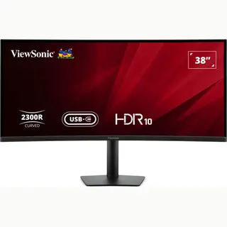 Viewsonic VA3820C computer monitor 96.5 cm (38") 3840 x 1600 pixels Wide Quad Hd+ Led Black