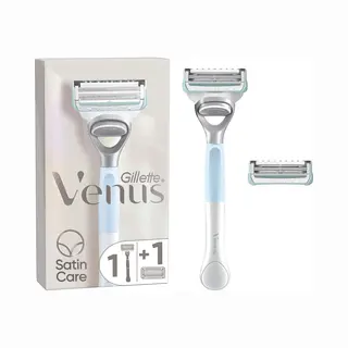Gillette Venus Für Haut Und Schamhaare, Damenrasierer Mit 2 Scharfen Klingen Und Einer Schutzstange, Schützt Den Empfindlichen Bereich Des Trikots