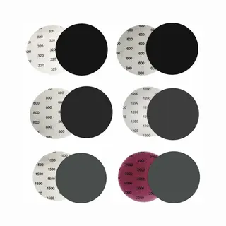 Schuurpapier Set - 30 Stuks - Elk 5 Stuks - Korrel 320/600/800/1200/1500/2000 - 75mm - Schuurpapier Voor Schuurmachine - Schuurmachinepapier -