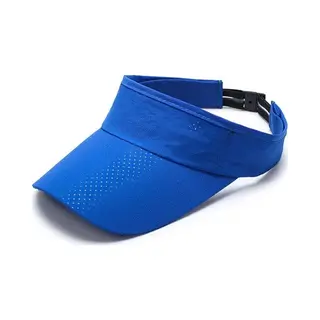 Hoed - Tennis Pet - Honkbalpet - Sportieve Zonneklep - Blauw - Polyester - Hoofdomtrek 56-60 Cm - One Size - Verstelbaar - Unisex
