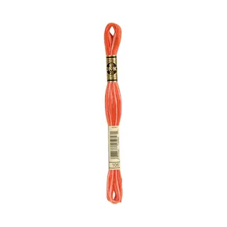 Dmc 6-Strand Embroidery Cotton 8.7yd-Variegated Coral