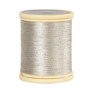 Creotime Dmc Metallic Draad, Zilver, 40 M