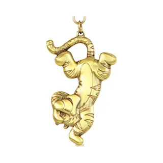 Monogram Int., Schlüsselanhänger, Winnie Puuh Zinn-Schlüsselanhänger Tigger, Mehrfarbig