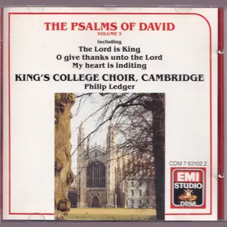 The Psalms Of David Deel 3 - King's College Choir, Cambridge O.l.v. Philip Ledger, Francis Grier (orgel)