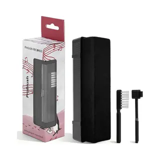 VinylCare ProBrush - Hoogwaardige Platenborstel – Complete 3-delige Set – Inclusief Naald- En Schoonmaakborstel - Antistatische Platenborstel –