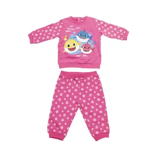 Joggingpak/ Pyjama Kind Baby Shark, Roze, Maat 18 Maanden