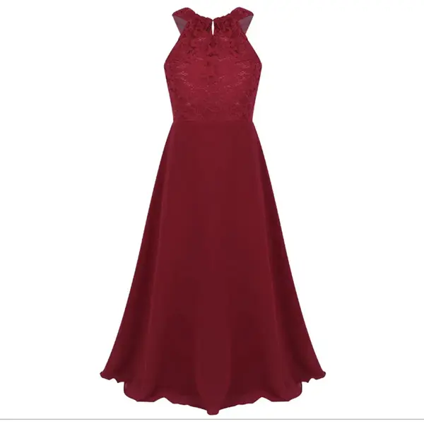 Galajurk Thirzah - Bordeauxrood - Maat 104/110 thumbnail