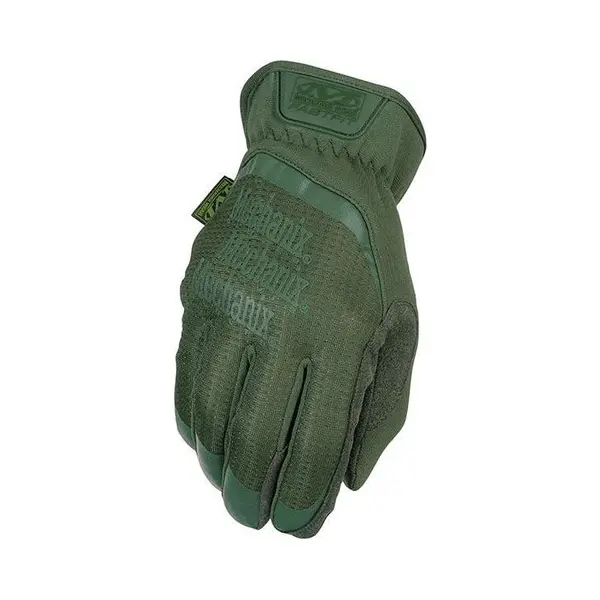 Mechanix Wear, Beschermende Handschoenen, Handschoenen Mechanix FastFit Olive Drab, Groen Maat 8 / M. Gerimpeld Manchet, Kunstleer, TrekDry (8, M) thumbnail