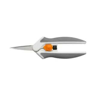 Fiskars 003708 buro- & knutselschaar Universeel Rechte knip Grijs, Oranje, Wit