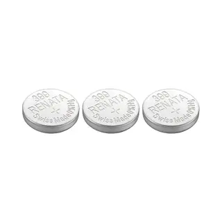 Renata Knopfzellen Silver Oxyde 399 / SR927W, 0 % Quecksilber, 5 Stück