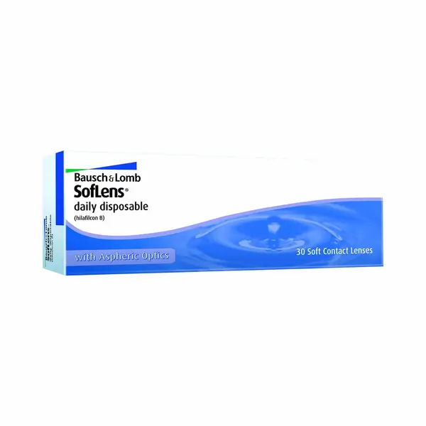 Bausch + Lomb SofLens Daily Disposable Tageslinsen, Sphärische Kontaktlinsen, Weich, 30 Stück Bc 8.6 Mm / Dia 14.2 / 5.25 Dioptrien thumbnail