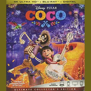 Disney Coco 4K Uhd [2Blu-Ray] [Region Free] (English Audio)