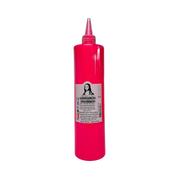 Südor Textielverf 500 Ml Neon Roze - Wasmachinebestendig Voor Lichte Stoffen thumbnail