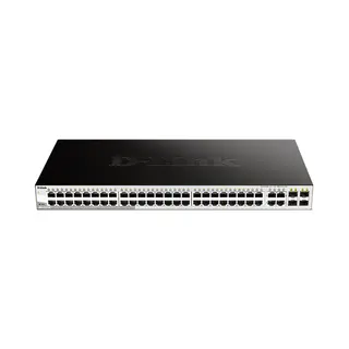 D-Link 52-Port Gigabit Smart Managed Switch including 4 x 100/1000Mbps Combo Ports
