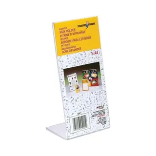 Deflecto Tischaufsteller DINlang Hoch Transparent