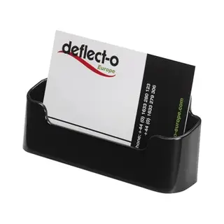 Deflecto Visitenkartenhalter, 1 Fach, Schwarz