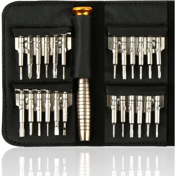 H&S Feinmechaniker Werkzeug-Set - Mini-Schraubenzieher Für Uhrmacher, Handy, Pc, PS4, Rc - Elektro-Schraubendreher Feinmechanik-Reparatur Klein & thumbnail