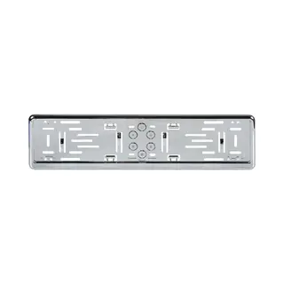 Lampa Kentekenplaathouder Achterzijde Van Abs Kunststof In Chroomafwerking 535x140 Mm Voor Universele Montage