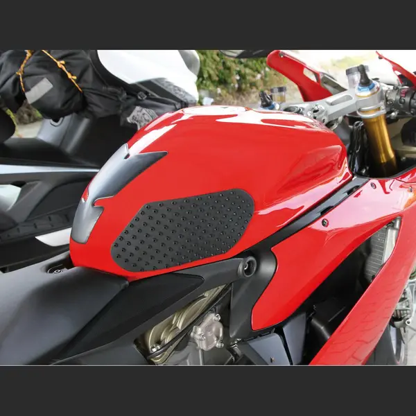 Lampa Grip-Tank X1 - Zelfklevende Tankbeschermer Voor Motor - Zwart thumbnail