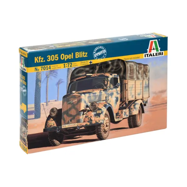 Italeri Opel Blitz Military car model Montagekit 1:72 thumbnail