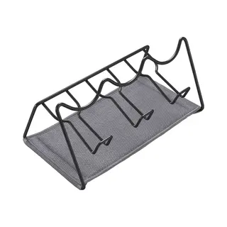 Metaltex Grey Metal Bottle Drainer For 3