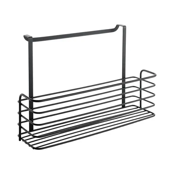 Metaltex - Brede Hangmand Galileo - Gootsteenkast Organizer - Hangmandje Keuken - Mat Zwart - 34x12x22cm - Past Op Keukenkastdeur Van 2 Cm thumbnail