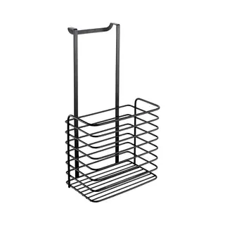 Metaltex - Hangmand Galileo - Past Op Keukenkastdeur Van 2 Cm - Organizer Keuken - Mat Zwart - 20x15x36cm - Past Op Keukenkastdeur Van 2 Cm
