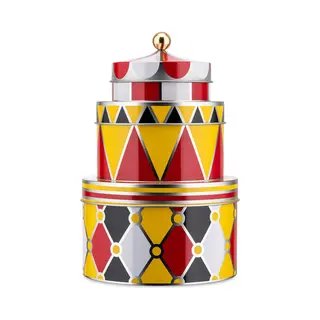 Alessi MW31S3 storage box Round Metal Multicolour