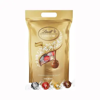 Lindt Lindor Gemengde Chocolade Bonbons - 1000g - 80 Gemengde Chocolade Bonbons - Melkchocolade, Pure Chocolade, Witte Chocolade & Hazelnoot Chocolade