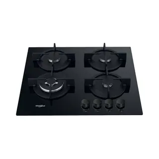 Whirlpool Akt 625/NB1 Zwart Ingebouwd 59 cm Gaskookplaat 4 zone(s)