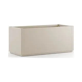 Stefanplast Ethica Rechthoekige - Bloembak - 80 Cm - Krijt