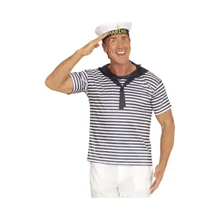 W Widmann Milano Party Fashion Widmann "Marine Set" (T-shirt, Hoed) - (M/L)